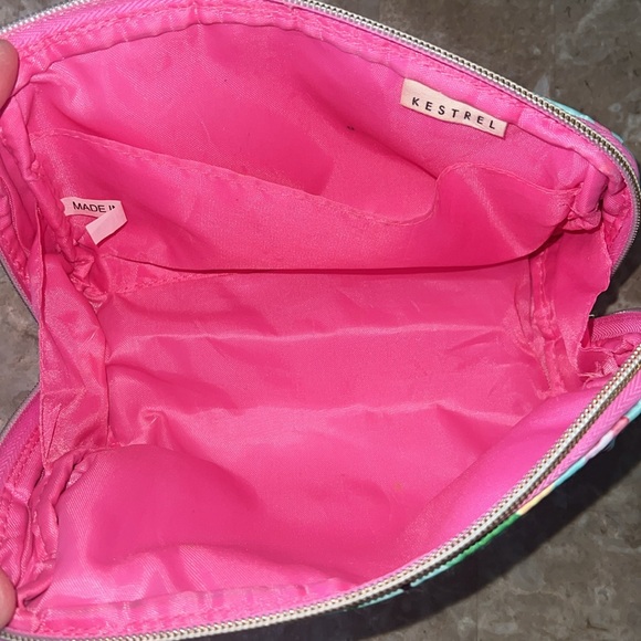 Kestrel Flamingo Print Cosmetic Bag - Picture 6 of 7